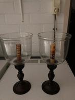 kaars kelken, Huis en Inrichting, Woonaccessoires | Kandelaars en Kaarsen, Gebruikt, Ophalen of Verzenden, Kandelaar, Brons of Koper