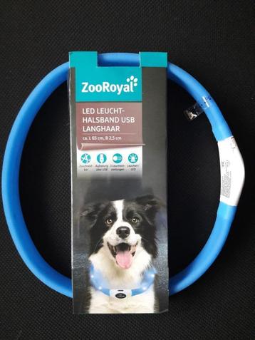 ZooRoyal LED Lichtkraag USB Lang Haar ( nieuw )