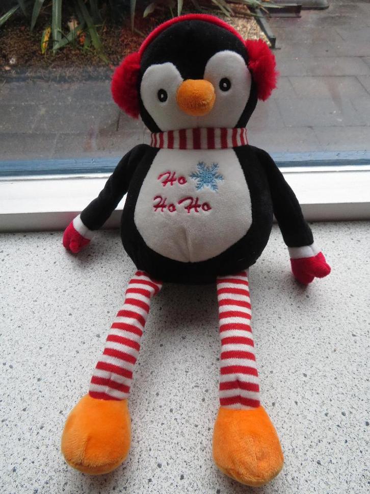 Pinguïn met oorwarmers merk ZD Trading van Action, Kinderen en Baby's, Speelgoed | Knuffels en Pluche, Zo goed als nieuw, Overige typen