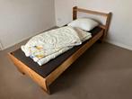 Massief grenen, oerdegelijk bed, Ophalen, 90 cm, Eenpersoons, Bruin