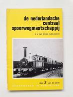 Boekje de Nederlandsche Centraal Spoorwegmaatschappij (NCS), Boek of Tijdschrift, Gebruikt, Ophalen of Verzenden, Trein