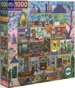 eeBoo - the Alchemist's Home - 1000 stukjes, Hobby en Vrije tijd, Denksport en Puzzels, Nieuw, Legpuzzel, 500 t/m 1500 stukjes