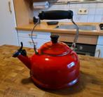 Le Creuset Fluitketel Kersenrood, Ophalen of Verzenden, Gebruikt