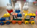 Leuke houten Nijntje trein met 3 leuke Nijntjes, Ophalen, Zo goed als nieuw