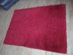 Vloerkleed wol rood paars gemeleerd retro design jaren 70, Gebruikt, ?, Jaren 70 design vintage retro 1970s, Rechthoekig