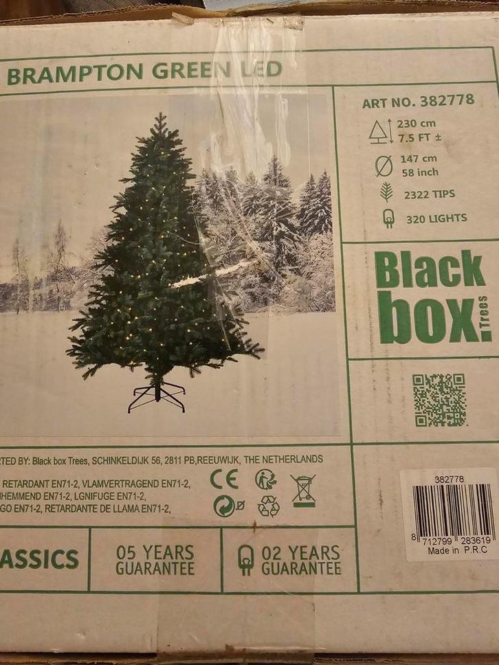 Grote kerstboom 2.30 hoog., Diversen, Kerst, Zo goed als nieuw, Ophalen