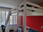 Ikea Stora hoogslaper 140x200 wit, Huis en Inrichting, Slaapkamer | Stapelbedden en Hoogslapers, Ophalen, Gebruikt, Hoogslaper