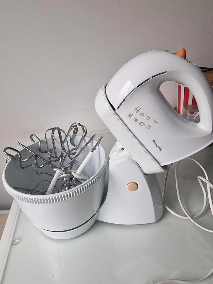 Philips Mixer - Perfect voor bakplezier!, Witgoed en Apparatuur, Keukenmixers, Gebruikt, 2 tot 3 liter, 3 snelheden of meer, Vaatwasserbestendig
