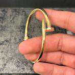 14k gouden armband spijker model nieuw, Sieraden, Tassen en Uiterlijk, Armbanden, Ophalen of Verzenden, Zo goed als nieuw, Goud