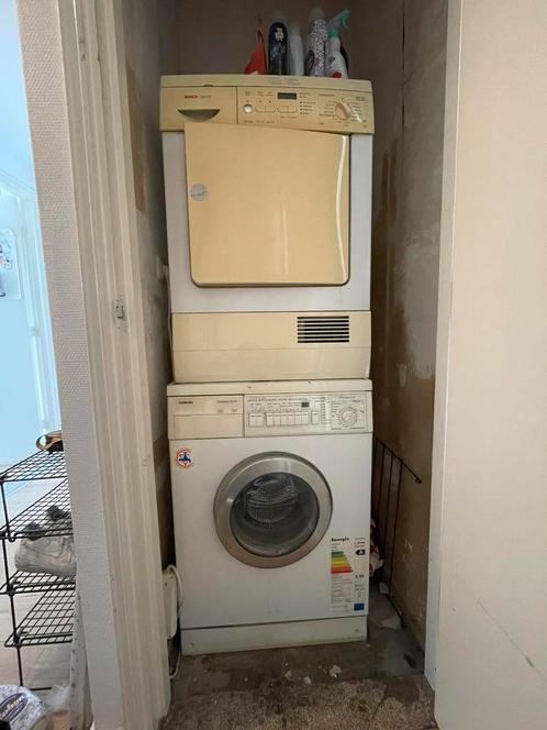 Siemens wasmachine en (kapotte) Bosch droger gratis afhalen, Witgoed en Apparatuur, Wasmachines, Gebruikt, 6 tot 8 kg, 1200 tot 1600 toeren