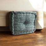 PTMD Poef Groen Katoen 40x40cm, Ophalen, Minder dan 50 cm, Vierkant, Nieuw