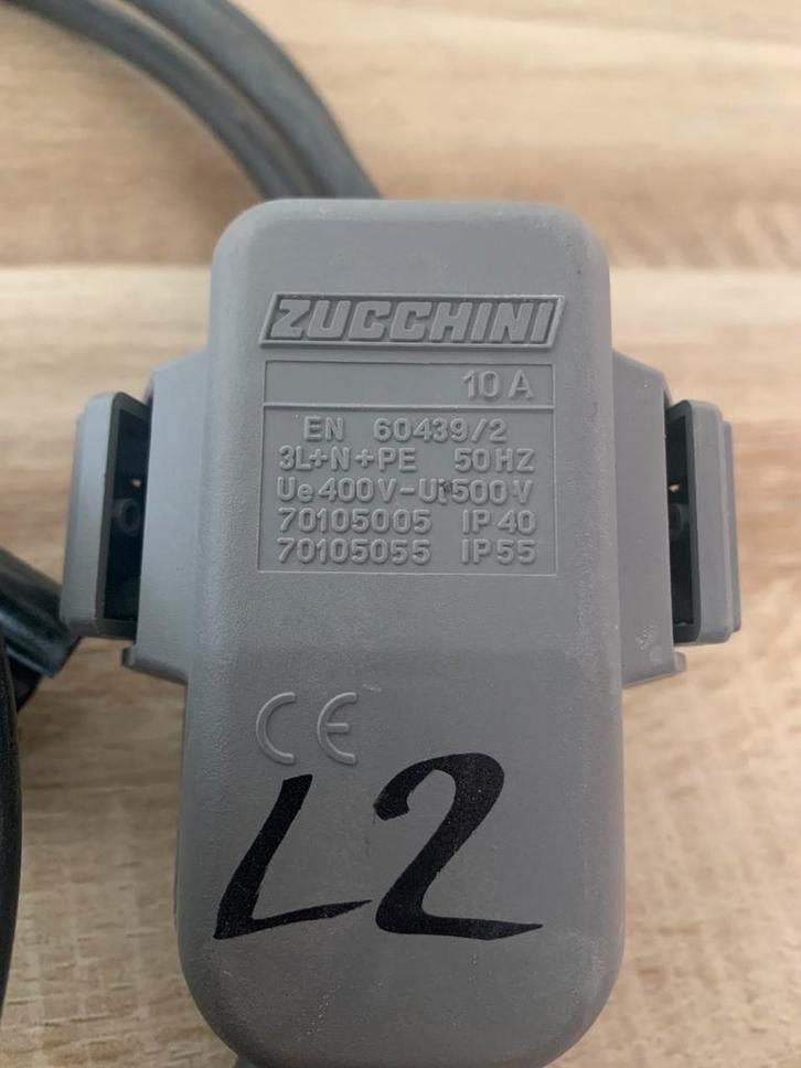 ZUCCHINI aansluitpunten voor kanaalrail – 10A, Doe-het-zelf en Verbouw, Elektra en Kabels, Zo goed als nieuw, Overige typen, Ophalen
