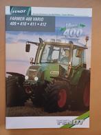 Folder Fendt Farmer 400 Vario, 409, 410, 411 en 412, Ophalen of Verzenden, Gelezen, Tractor en Landbouw