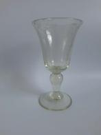 Antiek mondgeblazen wijnglas met lood, Ophalen of Verzenden