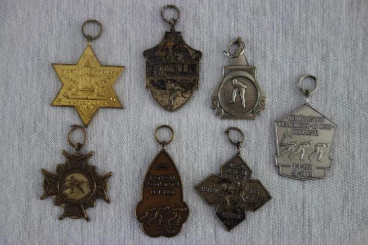 Schaats medailles West Friesland, Postzegels en Munten, Penningen en Medailles, Overige materialen, Nederland, Ophalen of Verzenden