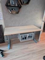 Elektrische bureau 160×80, Huis en Inrichting, Tafels | Sidetables, Ophalen of Verzenden, Zo goed als nieuw, 25 tot 50 cm, Rechthoekig