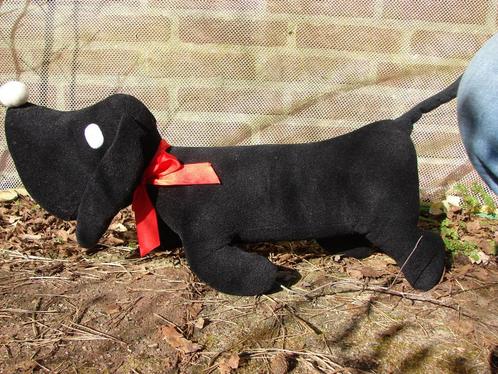 Takkie - teckel Jip en Janneke - 47 cm lang + staart, Kinderen en Baby's, Speelgoed | Knuffels en Pluche, Zo goed als nieuw, Hond