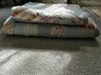 2 Brocante Quilts - Dekens - Plaids -blauw-roze bloemetjes, Ophalen