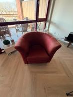 Rode fauteuil – comfortabele club chair, Huis en Inrichting, Fauteuils, Ophalen, 75 tot 100 cm, Zo goed als nieuw, Stof