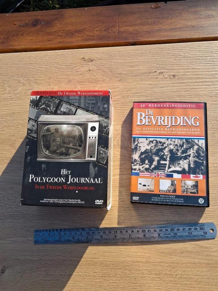 polygoon journaal in de 2e wereldoorlog dvd box + bevrijding, Cd's en Dvd's, Dvd's | Tv en Series, Zo goed als nieuw, Overige genres
