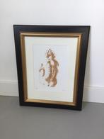 Schilderij zittende vrouw van kunstenaar Jan van Kempen, Antiek en Kunst, Ophalen