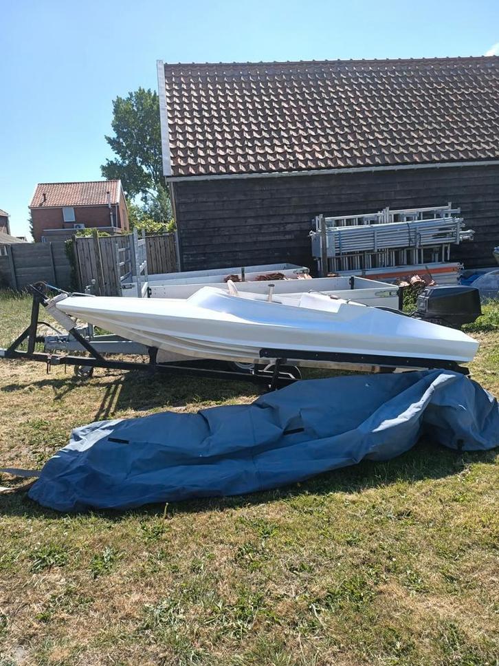 Seafire 20pk, Watersport en Boten, Speedboten, Gebruikt, Minder dan 3 meter, Benzine, Minder dan 70 pk, Polyester, Buitenboordmotor