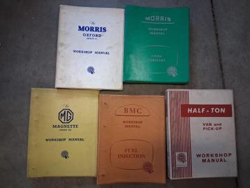 Werkplaatshandboeken Morris , MG , BMC . beschikbaar voor biedingen