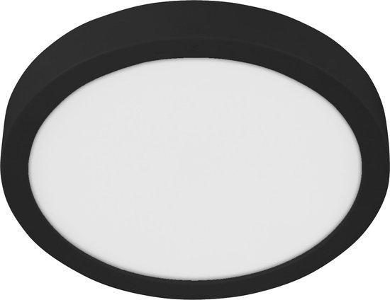 EGLO Fueva 5 Opbouwlamp - LED - Ø 28,5 cm - Zwart/Wit, Huis en Inrichting, Lampen | Plafondlampen, Nieuw, Kunststof, Ophalen
