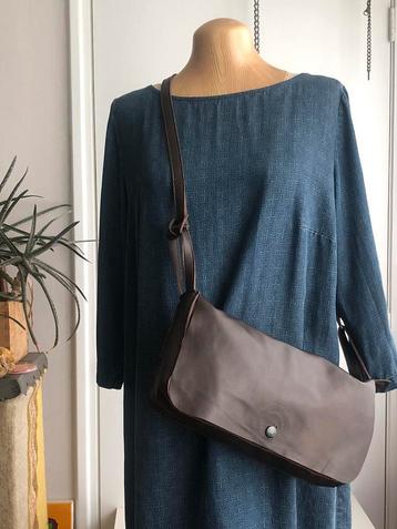 Unieke bruine leren tas(nieuw) beschikbaar voor biedingen