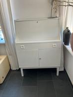 Vintage witte secretaire ,jaren 60/70 ., Ophalen
