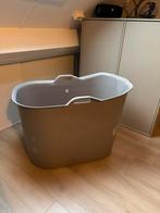 Bad mobiel Grijs 185 liter, Huis en Inrichting, Ophalen, Overige typen, 50 tot 100 cm, Zo goed als nieuw