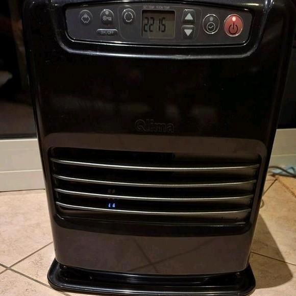 Laserkachel qlima sre 3230 tc 2 , verwarmt tot 120m3, Huis en Inrichting, Kachels, Zo goed als nieuw, Vrijstaand, Petroleumkachel