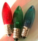 3 lampjes gekleurd kerstverlichting Kenbo 14V 3W groen blauw, Diversen, Kerst, Ophalen of Verzenden, Nieuw
