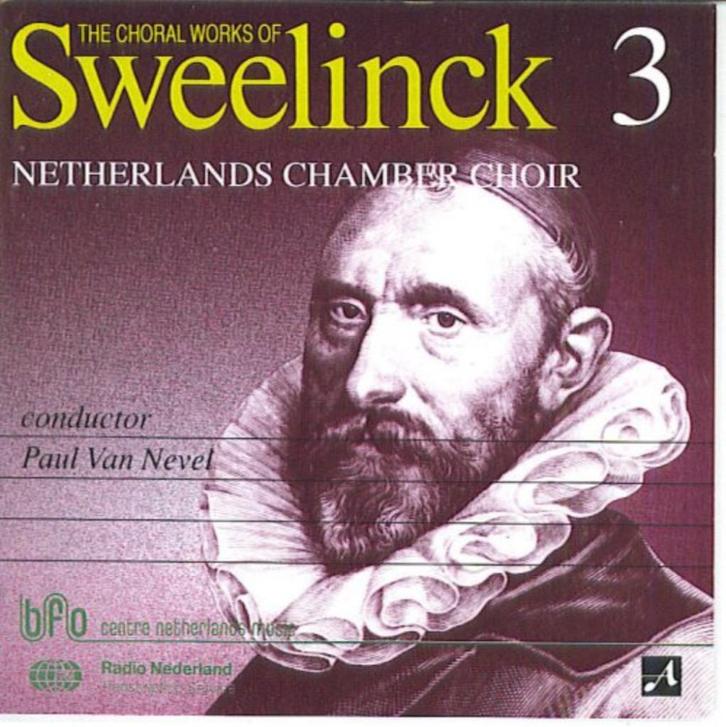 SWEELINCK Choral works of.. volume three CD VAN NEVEL BFO, Cd's en Dvd's, Cd's | Klassiek, Zo goed als nieuw, Vocaal, Barok, Ophalen of Verzenden