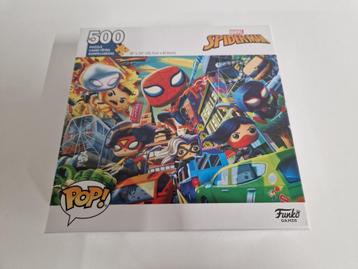 Puzzel Marvel Spider-Man (Funko Pop 500 stukjes) New beschikbaar voor biedingen