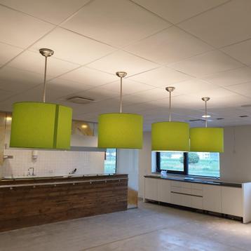 Groene plafondlamp beschikbaar voor biedingen