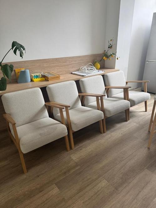 For Sale: 4 IKEA Armchairs, 120 eur each, Huis en Inrichting, Stoelen, Zo goed als nieuw, Eén, Hout, Ophalen of Verzenden