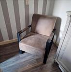 2 Fauteuils - Stalen Frame & Sky Leer/Stof, Ophalen, Metaal, Gebruikt, Minder dan 75 cm