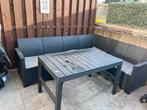 Mooie loungeset van wicker, Tuin en Terras, Tuinsets en Loungesets, Ophalen, Gebruikt, 6 zitplaatsen, Loungeset