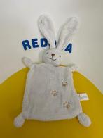 1819 nicotoy knuffellap lap doekje konijn wit pootjes, Ophalen of Verzenden, Gebruikt, Overige typen