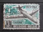 POSTZEGEL  BELGIE 1963 - VLIEGTIG - SABENA   =1084-A=, Ophalen of Verzenden, Gestempeld