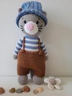 Otis de gehaakte kat, Kinderen en Baby's, Speelgoed | Knuffels en Pluche, Ophalen of Verzenden, Nieuw, Poes