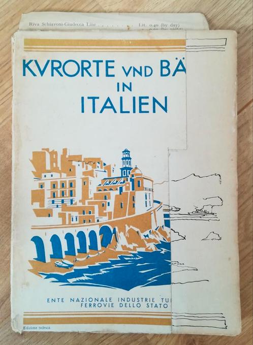 Vintage Duits boekje over kuuroorden in Italië, Boeken, Geschiedenis | Stad en Regio, Gelezen, 20e eeuw of later, Ophalen of Verzenden