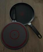 2 tefal pannekoeken pannen NIEUW, Ophalen of Verzenden, Nieuw, Rvs, Pannenset