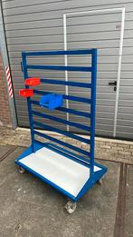 Voorraad rek verrijdbaar magazijn voorraad stelling, Doe-het-zelf en Verbouw, Transportwagens, Ophalen of Verzenden, Zo goed als nieuw