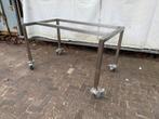 Werkbank / werktafel - aluminium frame op wielen, Ophalen, Gebruikt, X, 120 tot 170 cm