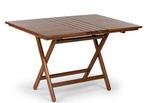 Vintage opvouwbare tuintafel haagbeukenhout waterbestendig, Ophalen, Nieuw, Vierkant, Hout