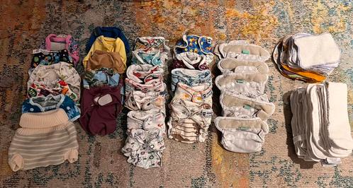 Mega set wasbare luiers en toebehoren 0-6 maanden, Kinderen en Baby's, Babykleding | Baby-kledingpakketten, Gebruikt, One size