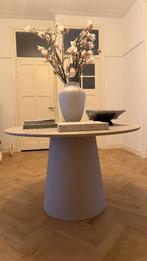 Grijze/Beige Ronde Tafel 120cm, Ophalen, Overige materialen, Luxe, Erik Kuster, Rond