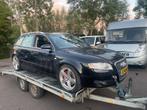 Audi A4 3.2 FSI Q. PRO LINE (WATERSCHADE!), 1800 kg, A4, Zwart, Origineel Nederlands